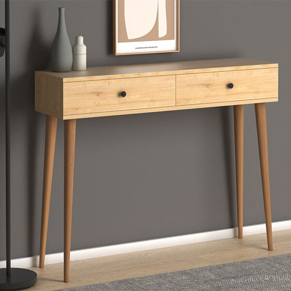 Κονσόλα Alis Megapap χρώμα oak 110x29x88εκ. - Image 3
