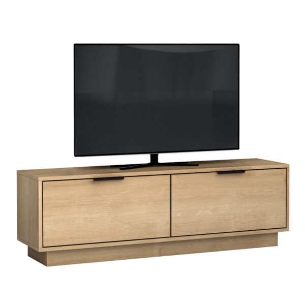 Έπιπλο τηλεόρασης Lisa Megapap χρώμα φυσικό οξιάς 140x35x43cm. - Image 2