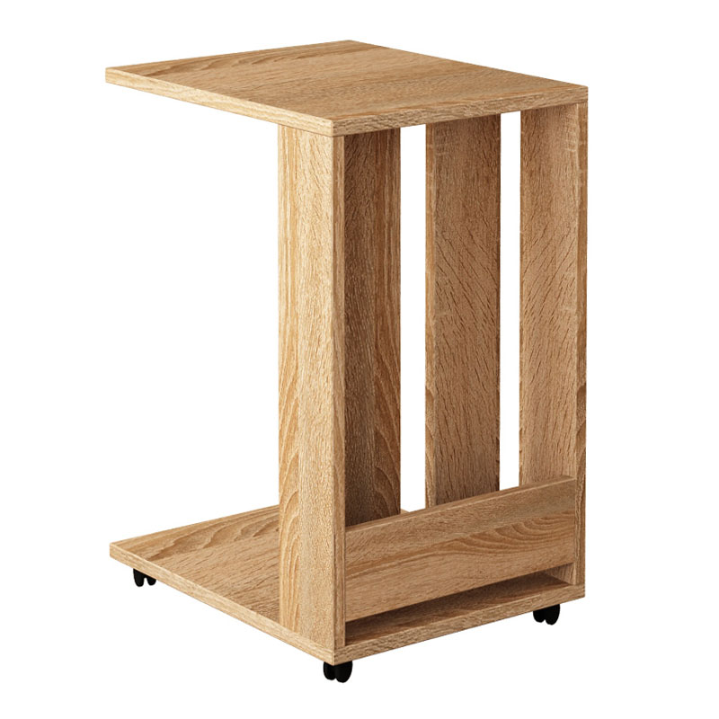 Τραπεζάκι βοηθητικό Edi Megapap χρώμα sapphire oak 37x45x60εκ. - Image 4