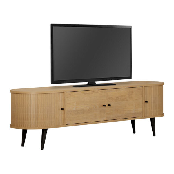 Έπιπλο τηλεόρασης Gentle Megapap χρώμα sapphire oak 180x40x52εκ. - Image 5