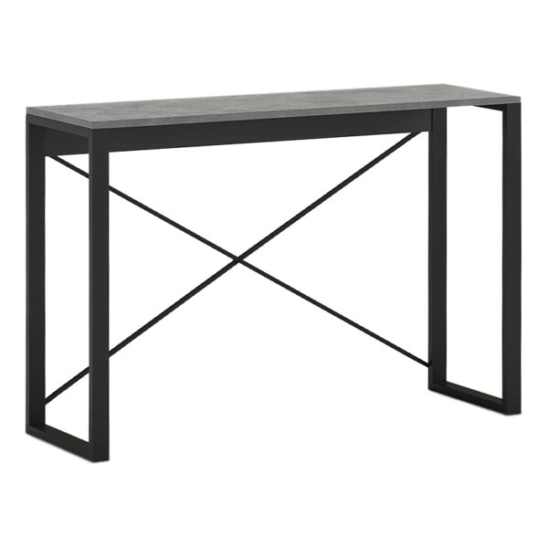 Κονσόλα Archie Megapap χρώμα γκρι ρετρό - μαύρο 110x35x75εκ. - Image 3