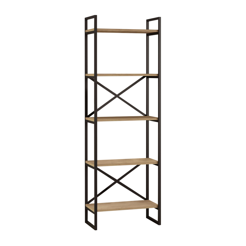 Βιβλιοθήκη Dusan Megapap χρώμα sepet oak 58x30x175εκ. - Image 2