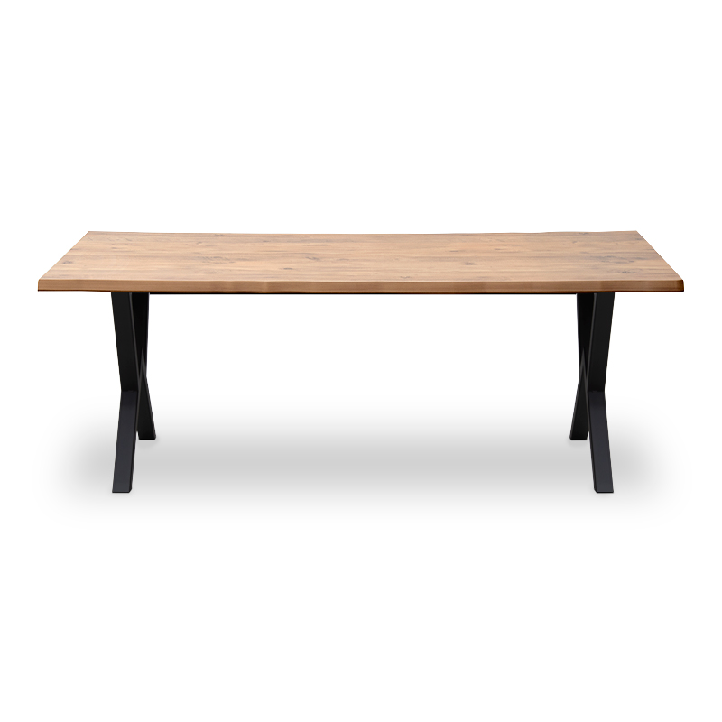 Τραπέζι Walter Megapap Mdf - μεταλλικό χρώμα ακακίας 200x100x75εκ. - Image 3