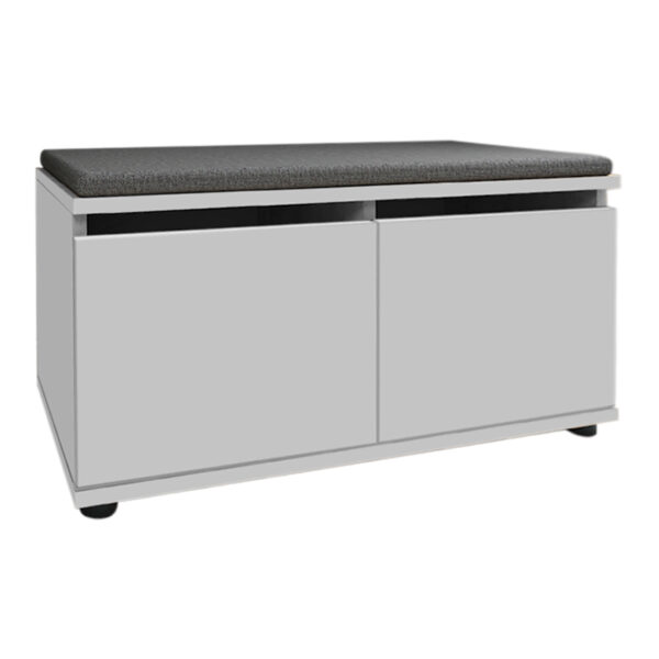 Παπουτσοθήκη Twain Megapap 8 ζευγών χρώμα λευκό 80x35x42εκ. - Image 3