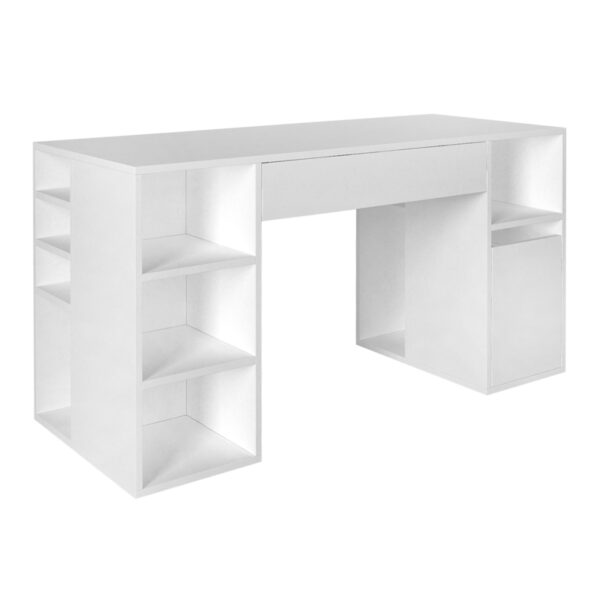 Γραφείο εργασίας Pontus Megapap χρώμα λευκό 145x60x74,4εκ. - Image 5