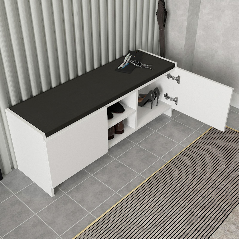 Παπουτσοθήκη Verly Megapap χρώμα λευκό 110x33,2x43εκ. - Image 3