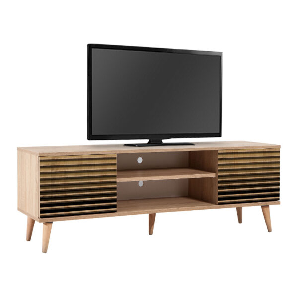 Έπιπλο τηλεόρασης Soho Megapap χρώμα sonoma 140x40x50 εκ. - Image 3