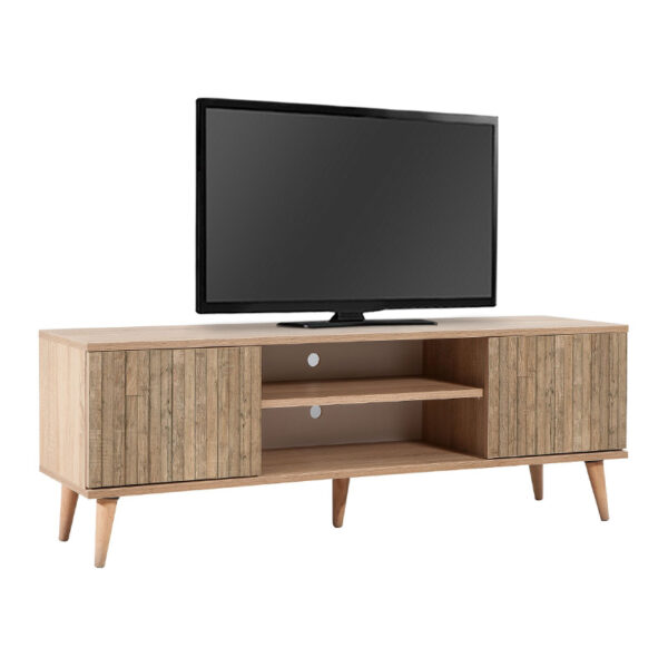 Έπιπλο τηλεόρασης Soho Megapap χρώμα sonoma 140x40x50 εκ. - Image 3
