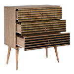 Συρταρτιέρα Soho Megapap χρώμα sonoma 80x40x90εκ.
