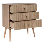 Συρταρτιέρα Soho Megapap χρώμα sonoma 80x40x90εκ.