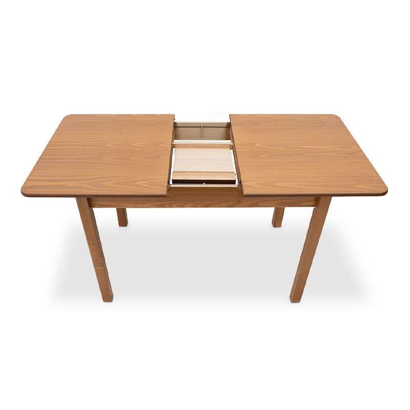 Σετ τραπεζαρίας Bergen-Virginia Megapap 5 τμχ μασίφ ξύλο-MDF με επεκτεινόμενο τραπέζι 120/150x68x77εκ. - Image 7