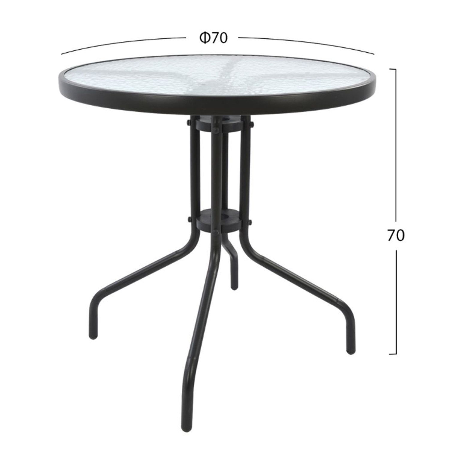 ΣΕΤ ΕΞΩΤ. ΧΩΡΟΥ 3ΤΜΧ HM10711 ΓΚΡΙ ΜΕΤΑΛΛΟ-ΓΥΑΛΙ ΑΣΦΑΛΕΙΑΣ-ΓΚΡΙ TEXTILENE - Image 2