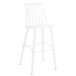 ΣΚΑΜΠΟ ΜΠΑΡ ΨΗΛΟ VANESSA HM8459.11 ΛΕΥΚΟ PP & ΛΕΥΚΑ ΜΕΤΑΛ.ΠΟΔΙΑ 47x48,5x107Υεκ. 2τμχ