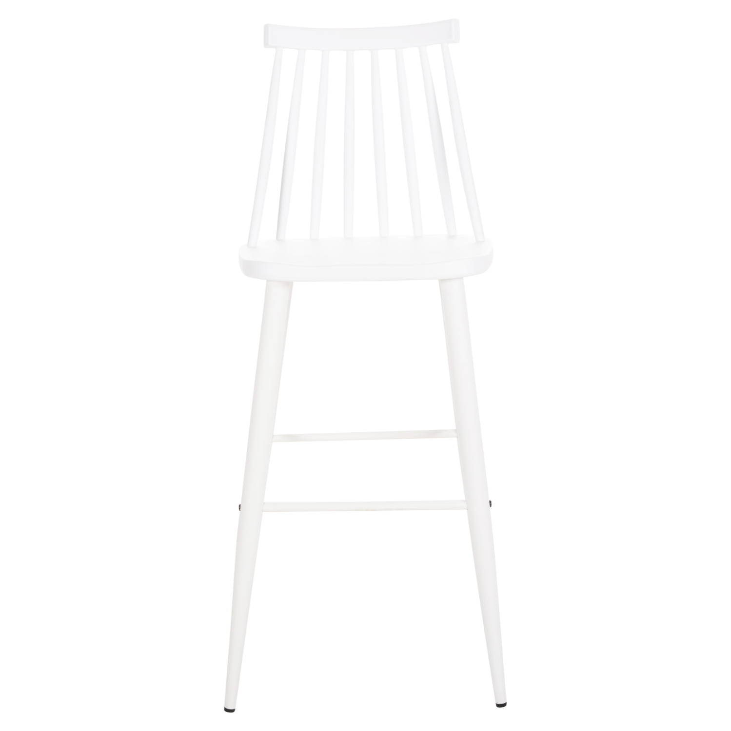 ΣΚΑΜΠΟ ΜΠΑΡ ΨΗΛΟ VANESSA HM8459.11 ΛΕΥΚΟ PP & ΛΕΥΚΑ ΜΕΤΑΛ.ΠΟΔΙΑ 47x48,5x107Υεκ. 2τμχ - Image 3