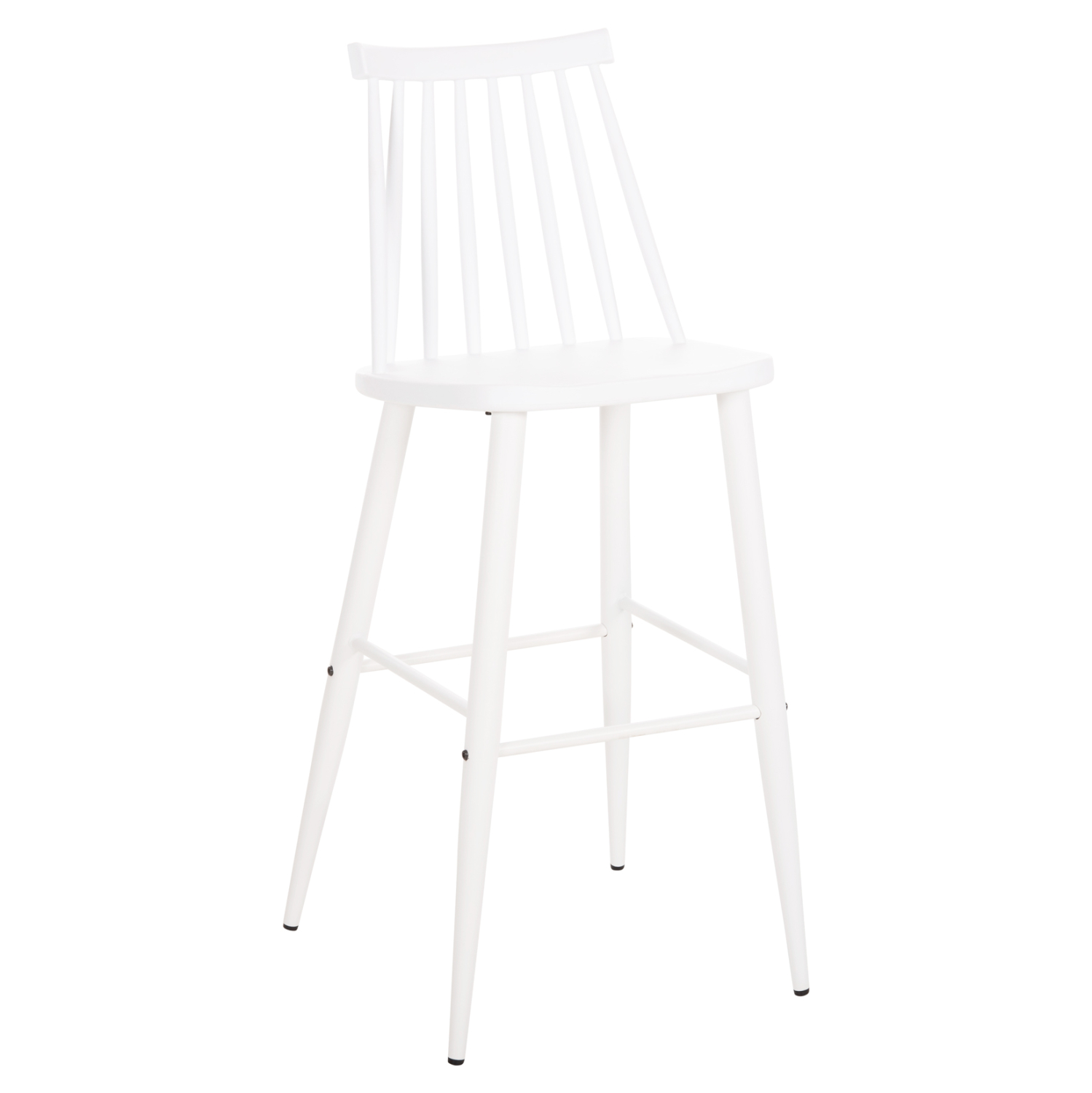 ΣΚΑΜΠΟ ΜΠΑΡ ΨΗΛΟ VANESSA HM8459.11 ΛΕΥΚΟ PP & ΛΕΥΚΑ ΜΕΤΑΛ.ΠΟΔΙΑ 47x48,5x107Υεκ. 2τμχ