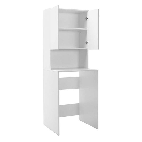 Έπιπλο πλυντηρίου Ceza Megapap χρώμα λευκό 65x60x182εκ. - Image 2