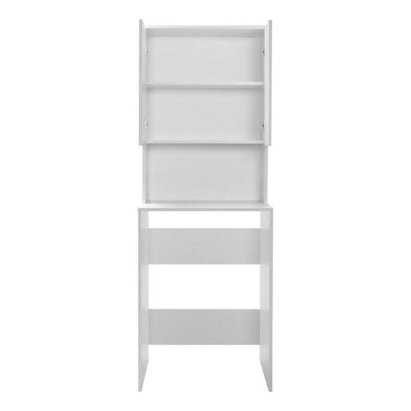 Έπιπλο πλυντηρίου Ceza Megapap χρώμα λευκό 65x60x182εκ. - Image 4