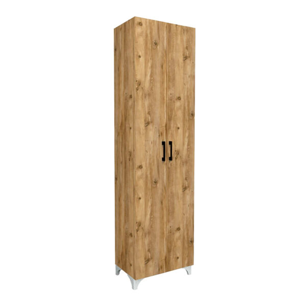 Ντουλάπα - Παπουτσοθήκη Lilly Megapap χρώμα pine oak 49x32x178εκ. - Image 4