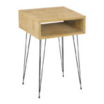 Κομοδίνο Scott Megapap χρώμα sapphire oak 40x30x60εκ.