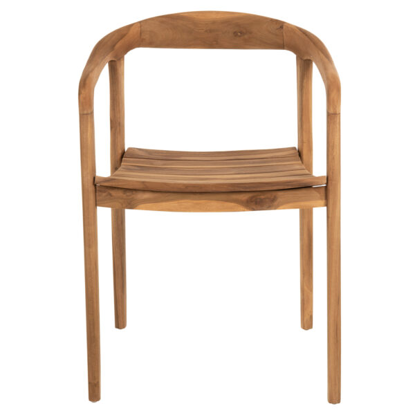 ΠΟΛΥΘΡΟΝΑ DEUS HM9621 ΞΥΛΟ TEAK 54x56x76Yεκ. - Image 3