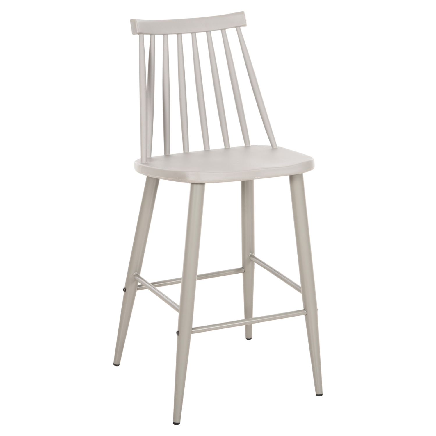 ΣΚΑΜΠΟ ΜΠΑΡ ΜΕΣ. ΥΨΟΥΣ VANESSA HM9300.20 ΠΟΛΥΠΡΟΠΥΛΕΝΙΟ & ΜΕΤΑΛΛΟ-ΓΚΡΙ 45,5x46x97Υεκ 2τμχ