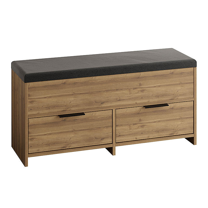 Παπουτσοθήκη Cove Megapap χρώμα ανοιχτό καρυδί 106x34x51,5εκ. - Image 4