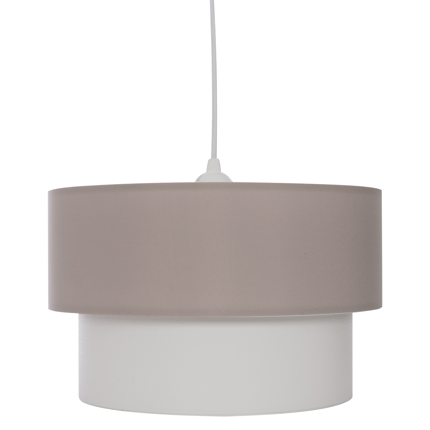 ΦΩΤΙΣΤΙΚΟ ΟΡΟΦΗΣ ME ΔΙΠΛΟ ΚΥΛΙΝΔΡΙΚΟ ΚΑΠΕΛΟ ΜΠΕΖ-ΕΚΡΟΥ Φ30x80Yεκ.HM7619.04 - Image 3