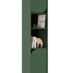 Ritmo βιβλιοθήκη με 2 πόρτες 45x40x200εκ. Πράσινο