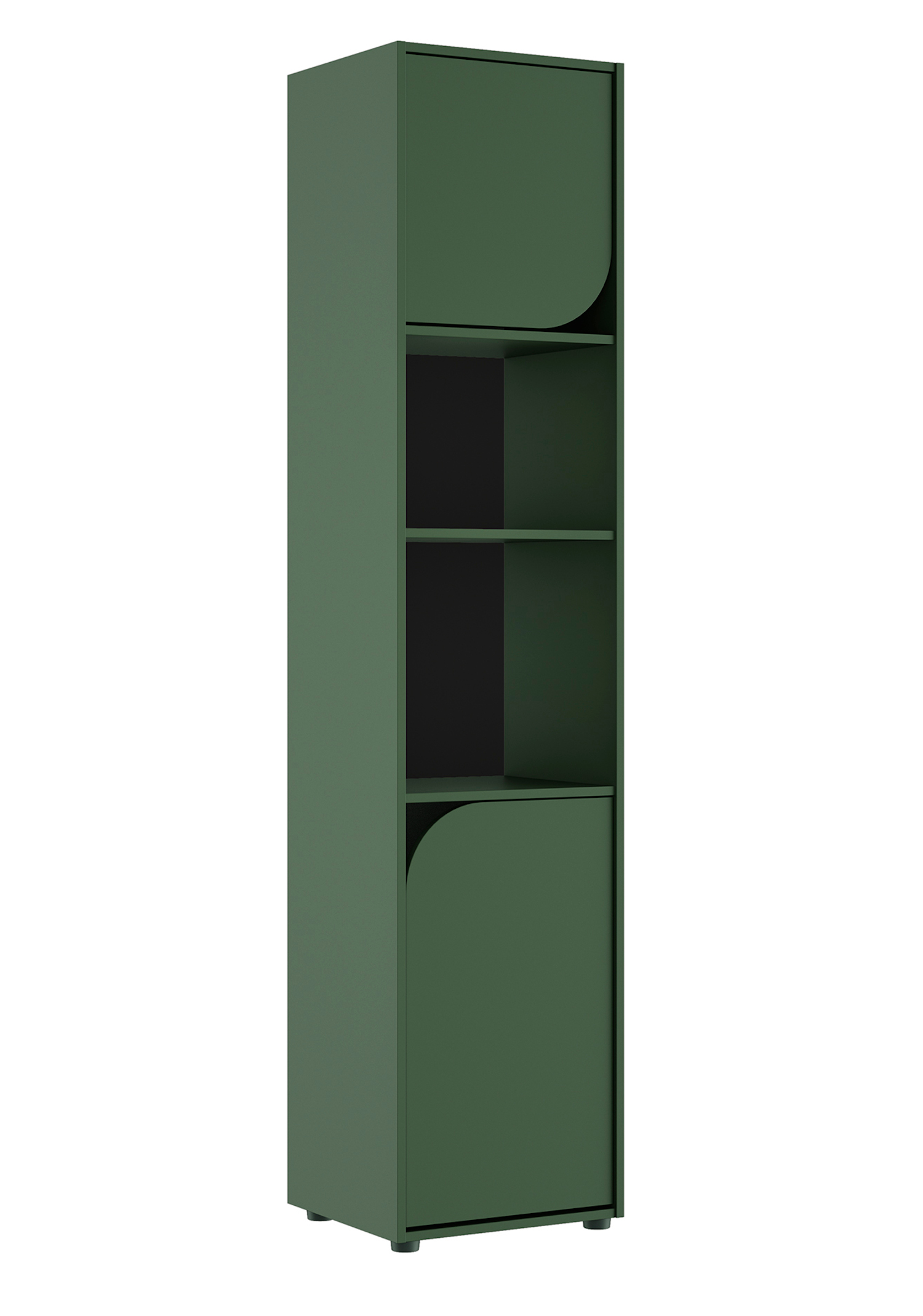 Ritmo βιβλιοθήκη με 2 πόρτες 45x40x200εκ. Πράσινο - Image 2