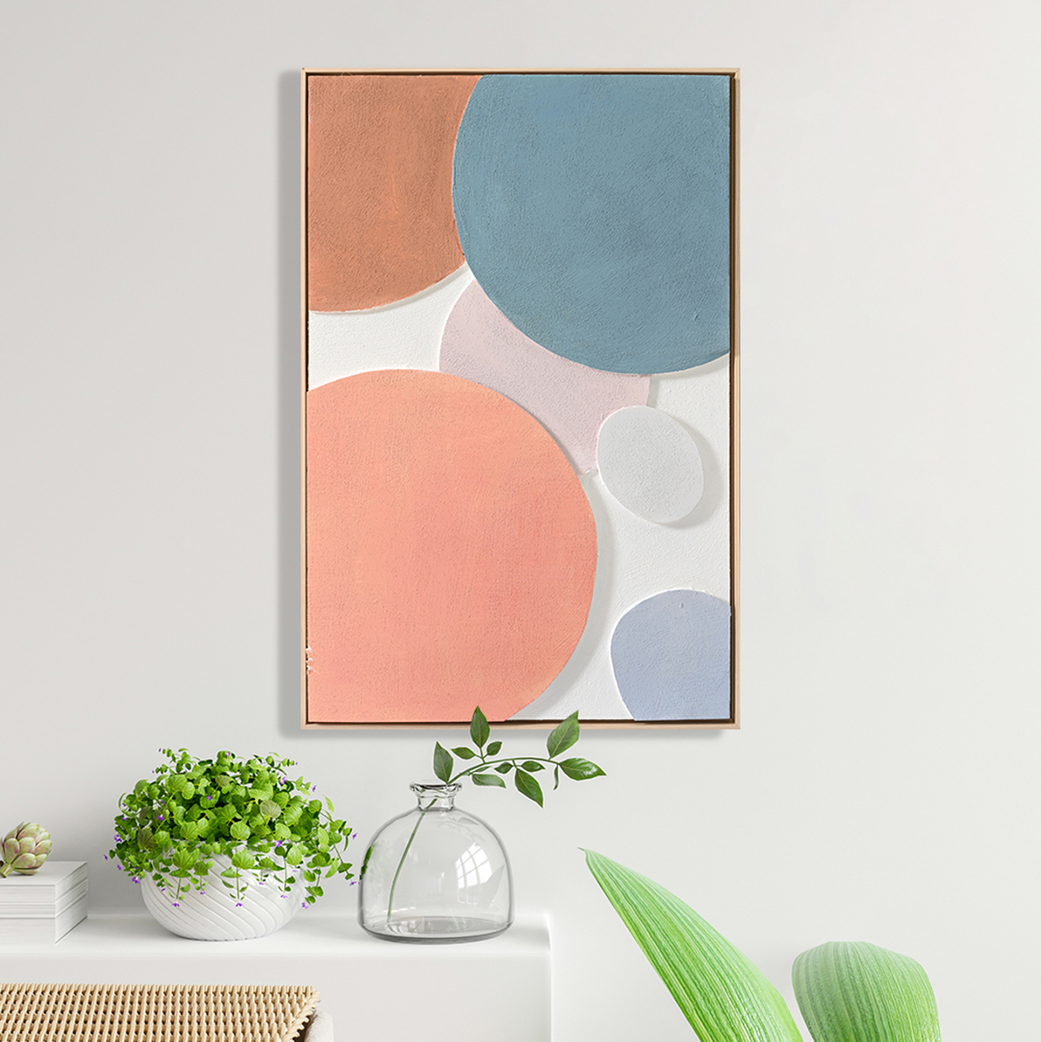 ΠΙΝΑΚΑΣ ΤΟΙΧΟΥ 3D FLUO HM4543.02 ΜΕ ΚΟΡΝΙΖΑ ΜΠΕΖ-ΧΕΙΡΟΠΟΙΗΤΑ ΣΧΕΔΙΑ 60x4,5Χ90Υεκ. - Image 3