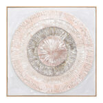 ΠΙΝΑΚΑΣ ΤΟΙΧΟΥ 3D HM4578 ΜΕ ΚΟΡΝΙΖΑ ΜΠΕΖ-ΧΕΙΡΟΠΟΙΗΤΟΙ ΚΥΚΛΟΙ 82x4,5Χ82Υεκ.