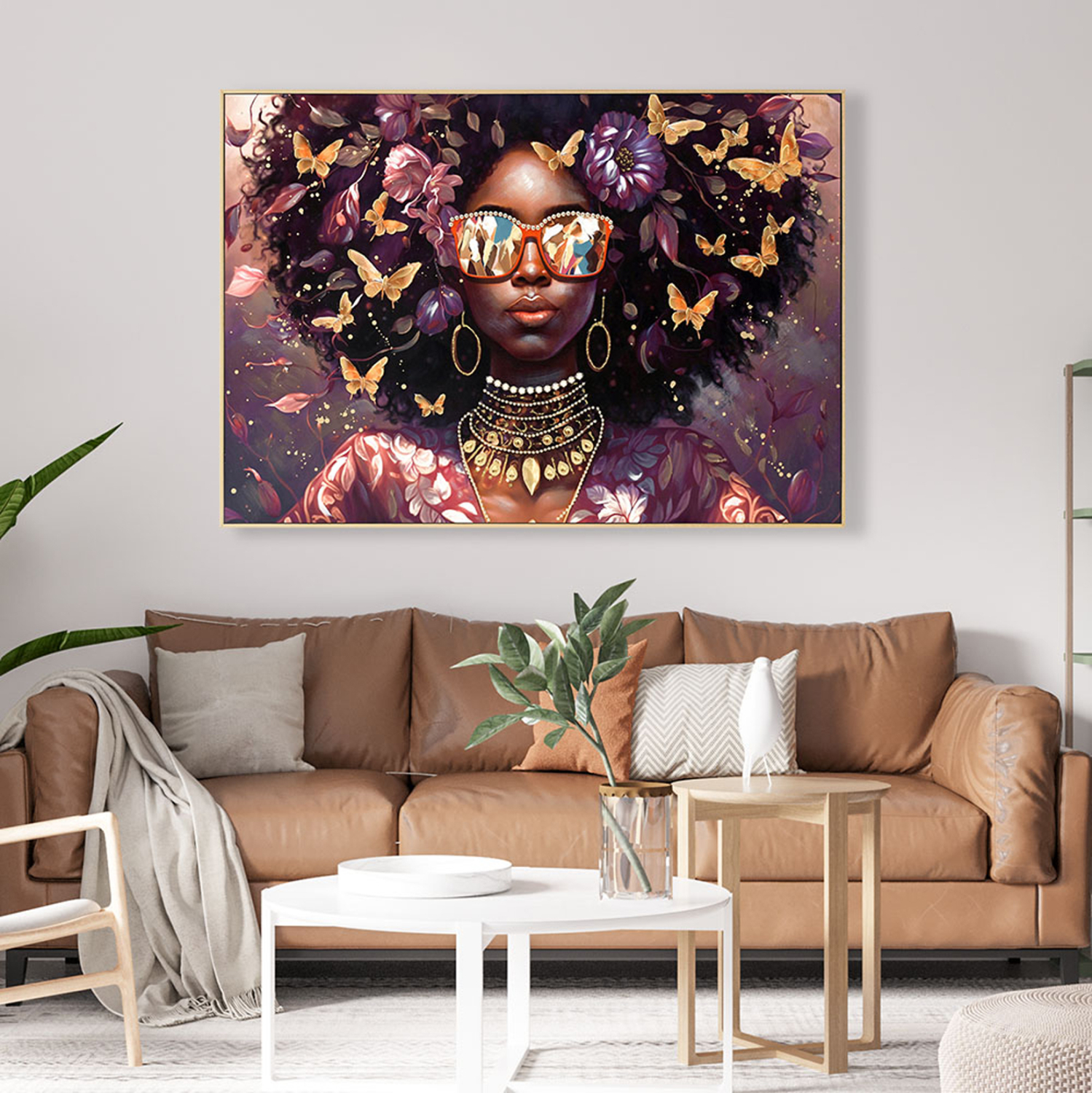 ΠΙΝΑΚΑΣ TOIXOY MARIP HM4569 ΜΕ ΚΟΡΝΙΖΑ ΜΠΕΖ-ΚΑΜΒΑΣ ΕΚΤΥΠΩΣΗ 122x4,5x82Υεκ. - Image 3