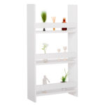 ΡΑΦΙΕΡΑ ΤΟΙΧΟΥ SANI HM18223.01 ΜΕΛΑΜΙΝΗ ΣΕ ΛΕΥΚΟ 60x10x90Υεκ. (3 ΡΑΦΙΑ)