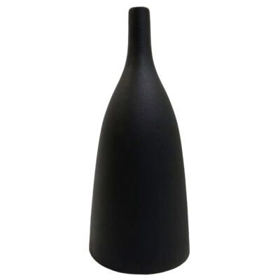 ΕΠΙΤΡΑΠΕΖΙΟ ΚΕΡΑΜΙΚΟ ΔΙΑΚΟΣΜΗΤΙΚΟ GALAD HM4635.02 ΜΑΥΡΟ ΜΑΤ Φ14x33,5Υεκ