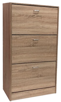 VELCO Pro Systems ΠΑΠΟΥΤΣΟΘΗΚΗ ΤΡΕΙΣ ΠΟΡΤΕΣ- ΑΕΡΙΖΟΜΕΝΗ ΠΛΑΤΗ 63x24x115 cm ΣΦΕΝΔΑΜΟΣ - Image 3