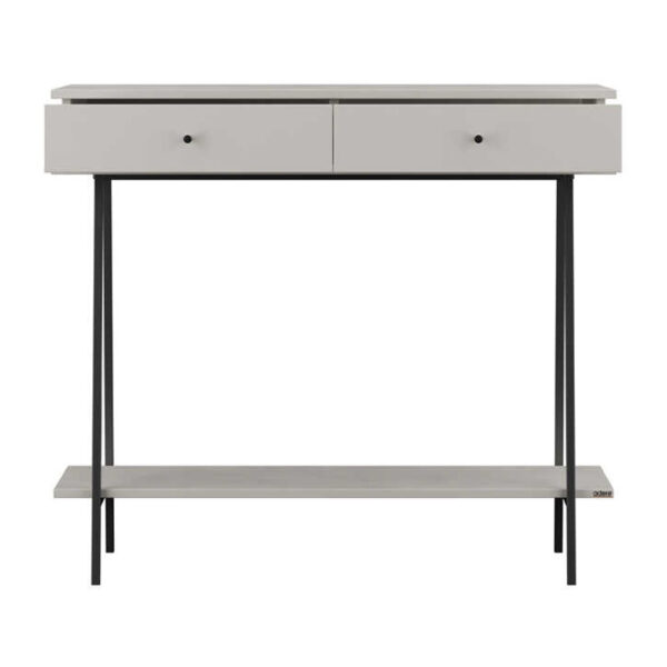 Κονσόλα Elite Megapap χρώμα λευκό του πάγου 100x40x88εκ. - Image 6