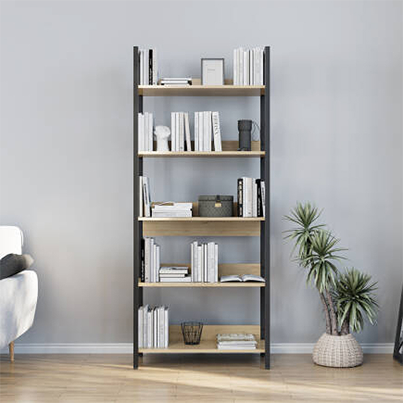 Βιβλιοθήκη Connect Megapap χρώμα florida oak 73x35x172εκ. - Image 2