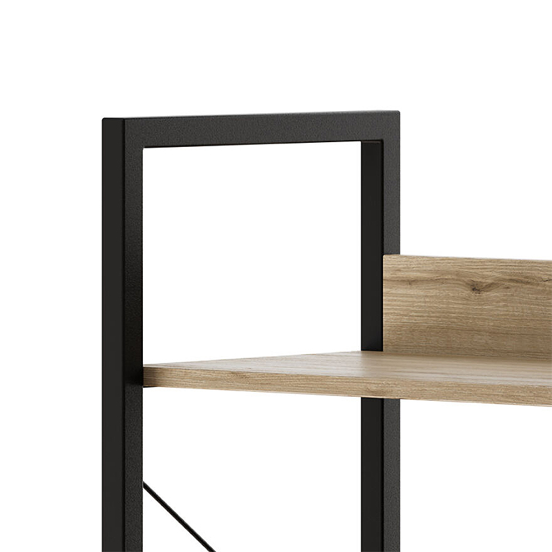 Βιβλιοθήκη Connect Megapap χρώμα florida oak 73x35x172εκ. - Image 3