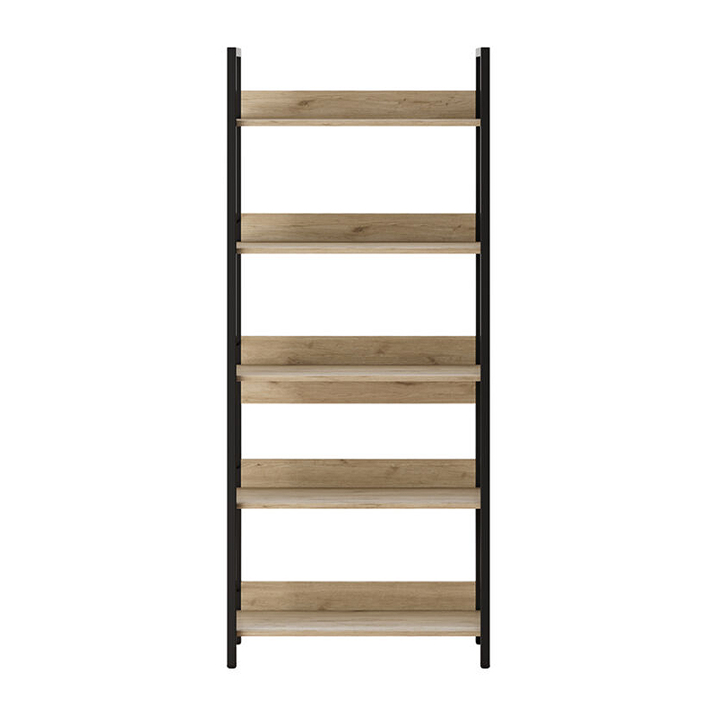 Βιβλιοθήκη Connect Megapap χρώμα florida oak 73x35x172εκ. - Image 4