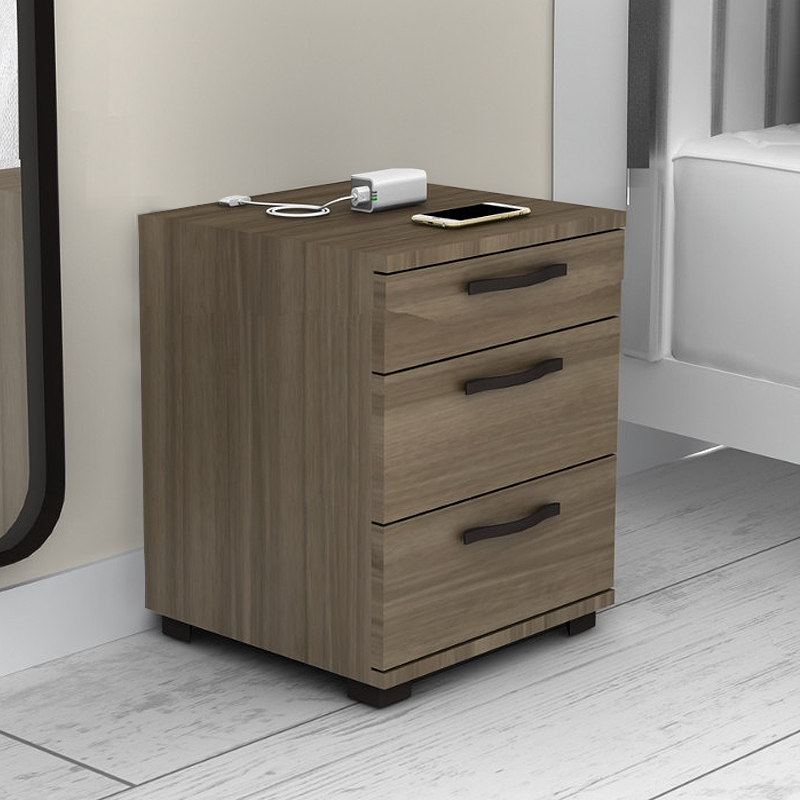 Κομοδίνο - συρταριέρα γραφείου Roco Megapap χρώμα καρυδί 40x39x57εκ. - Image 2