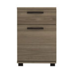 Κομοδίνο - συρταριέρα γραφείου Veto Megapap χρώμα καρυδί 40x39x57εκ.