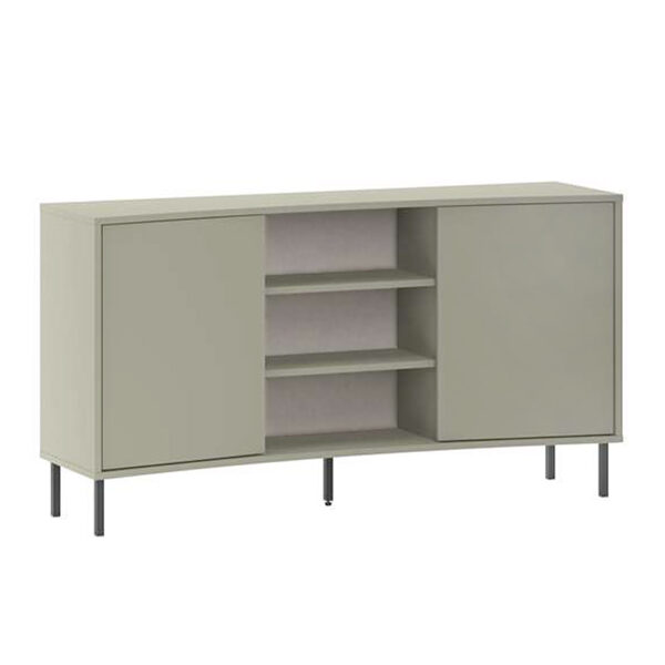 Μπουφές Frem Megapap χρώμα ash green 150x40x81εκ. - Image 4