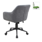 Καρέκλα γραφείου Alice Megapap υφασμάτινη χρώμα γκρι 61x61x80/90εκ.