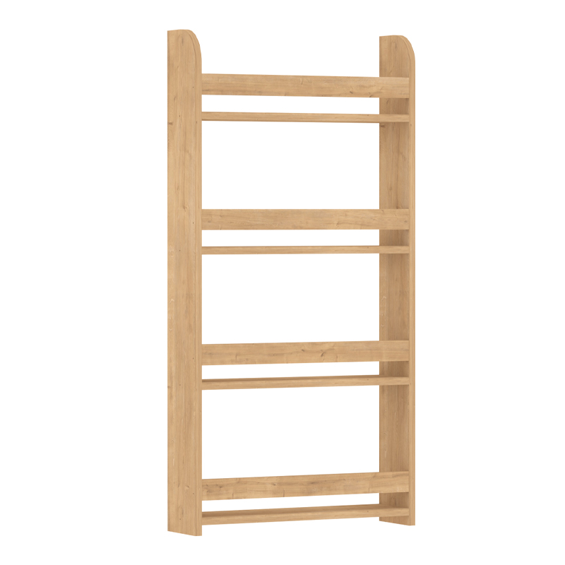 Επιτοίχια βιβλιοθήκη - ραφιέρα Montessori Megapap χρώμα sapphire oak 60x15x120εκ. - Image 2