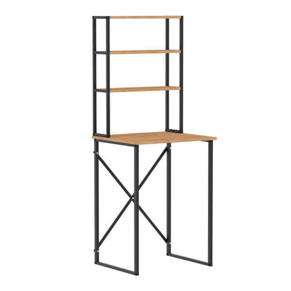 Έπιπλο πλυντηρίου Bobby Megapap χρώμα pine oak 67x60x178εκ. - Image 2