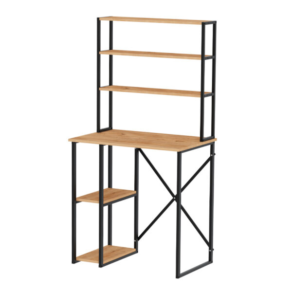 Έπιπλο πλυντηρίου Berkus Megapap χρώμα pine oak 90x60x178εκ. - Image 2
