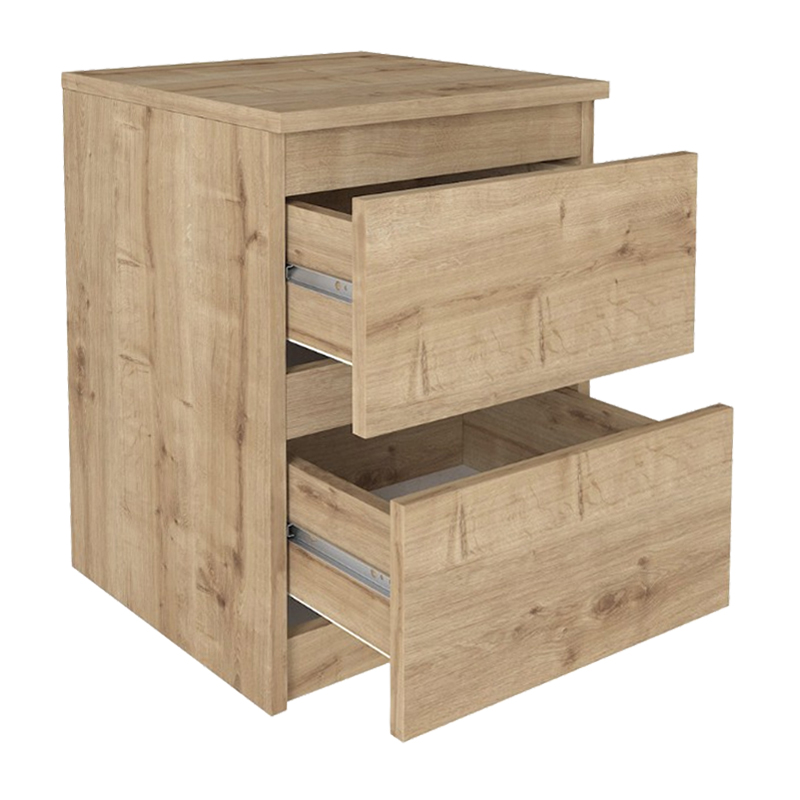 Κομοδίνο Breve Megapap χρώμα sapphire oak 39,8x41,8x55εκ. - Image 5