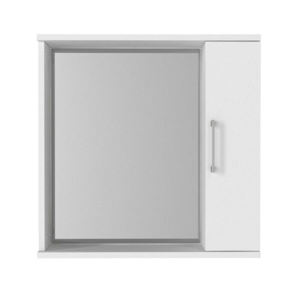 Καθρέπτης μπάνιου Deal Μegapap χρώμα λευκό 65x15,3x65εκ. - Image 5