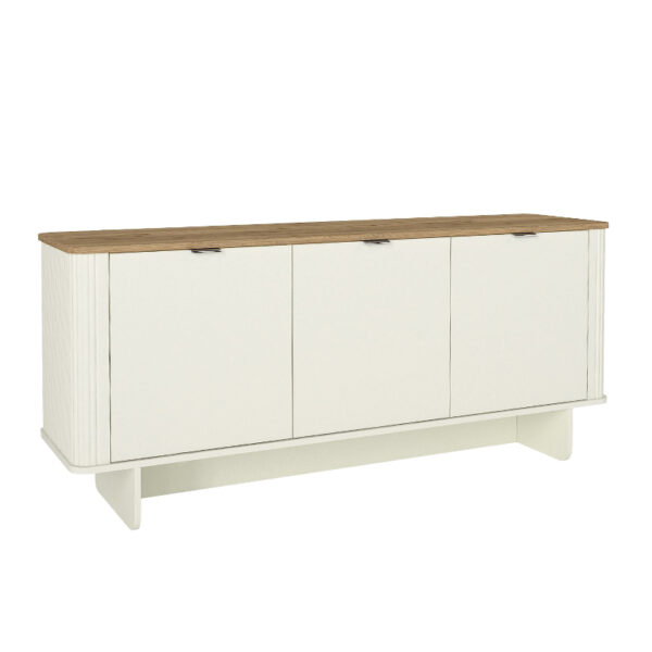 Μπουφές Bohema Megapap χρώμα ivory - sepet oak 180x47x76,6εκ. - Image 4