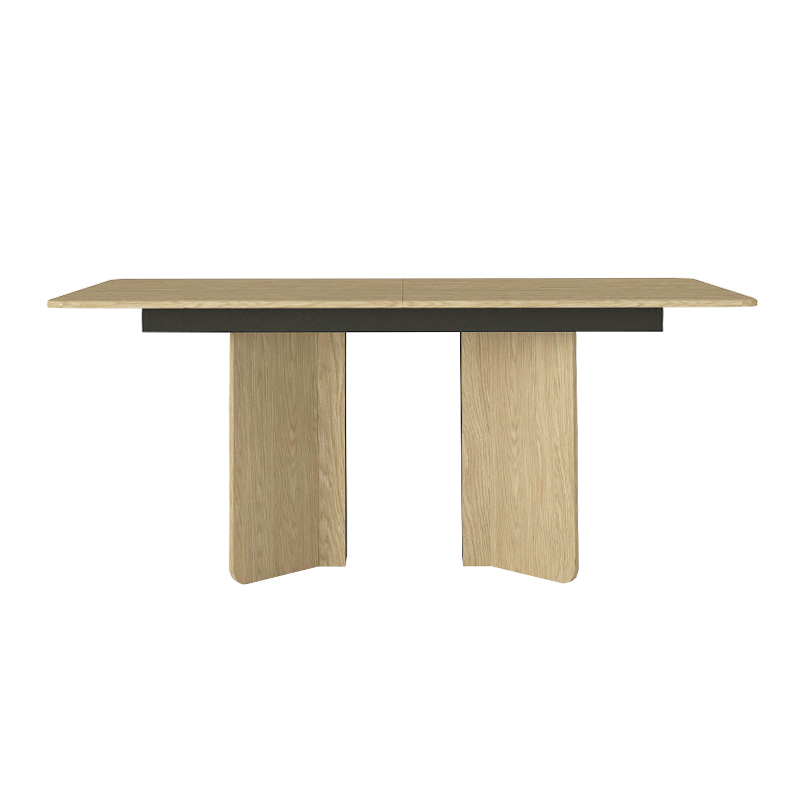 Τραπέζι Lava Megapap χρώμα rota oak - ανθρακί 180x90x76,8εκ. - Image 5